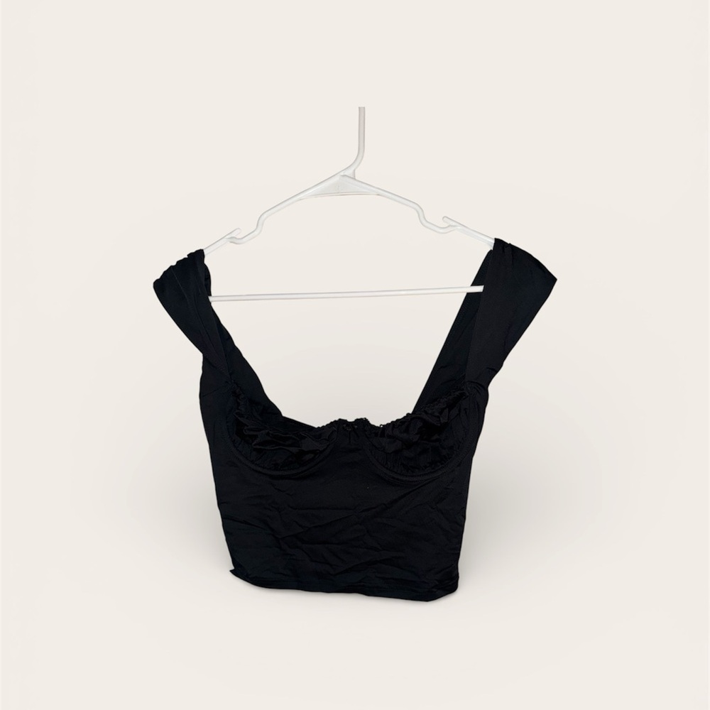 Princess Polly Candyce Black Women's Top Size 4 NWT